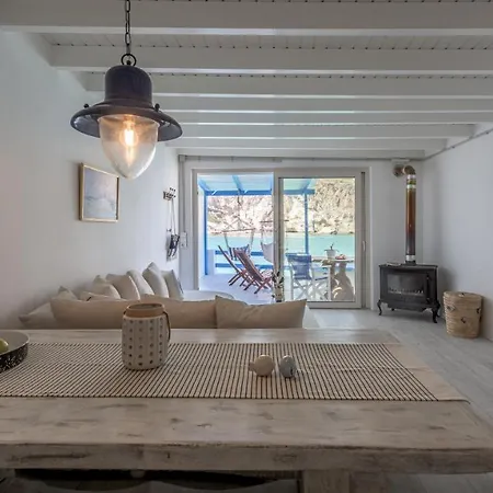 Aquanis Anchored, Sea Front House, Firopotamos Exterior foto