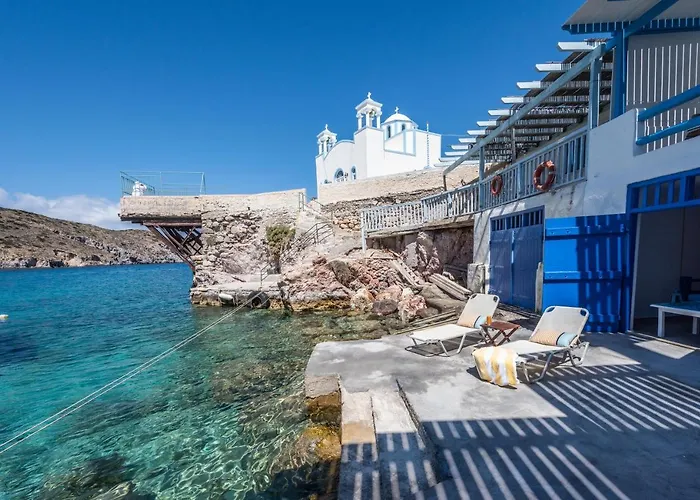 Aquanis Anchored, Sea Front House, Firopotamos